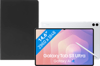 Samsung Galaxy Tab S11 Ultra 14.6 inches 512GB WiFi Silver + BlueBuilt Book Case Black