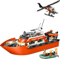 LEGO City Kustwacht Reddingsboot en Helikopter 60504