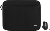 BlueBuilt Laptophoes breedte 37 cm 15-16 inch M Zwart + Maximus Muis