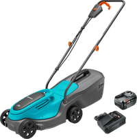 Gardena PowerMax 30/18V P4A Solo + Bosch Starterset 18V 4,0 Ah