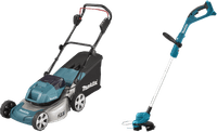 Makita DLM463Z (zonder accu) + Makita DUR193Z (zonder accu)
