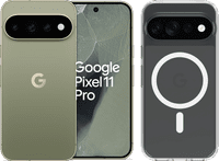 Google Pixel 11 Pro 256GB Groen 5G + BlueBuilt Back Cover Transparant