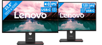 Lenovo ThinkVision T24D-40 + Lenovo ThinkVision T24-40