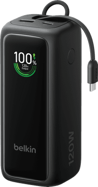 Belkin Powerbank 22.000 mAh met Snelladen 120 Watt Zwart