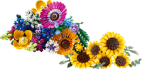 LEGO Veldbloemen en Zonnebloemen Set 10313 + 11502