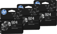 HP 924 Cartridge Black Triple Pack