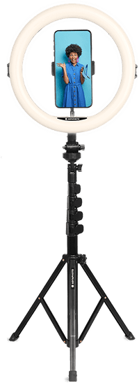 AgfaPhoto 11 Inch Ringlamp met 155cm Tripod en Remote