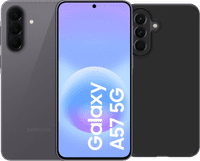 Samsung Galaxy A57 256GB Grijs 5G + BlueBuilt Back Cover Zwart