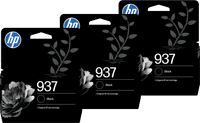 HP 937 Cartridge Zwart Triple Pack