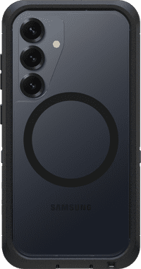 OtterBox Defender Samsung Galaxy S25 Back Cover met Magneet Transparant met Zwarte Rand