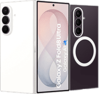 Samsung Galaxy Z Fold 8 Ultra 512GB Wit 5G + Carbon Back Cover met Magneet Zwart