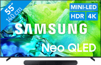 Samsung Neo QLED 55" QN80H (2026) + Samsung HW-S60D Zwart (2024)