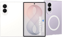 Samsung Galaxy Z Fold 8 256GB Wit 5G + Samsung Back Cover met Magneet Transparant
