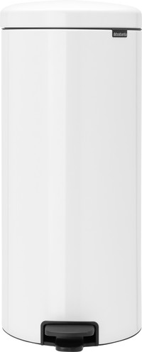 Brabantia NewIcon Pedal Trash Can 30L White