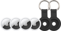 Apple AirTag 2 (4-Pack) + 2 x Bluebuilt Apple AirTag Sleutelhanger