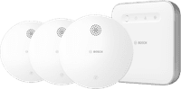 Bosch Draadloze Rookmelder 3-Pack + Bosch Smart Home Controller