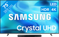 Samsung Led 75" U8070H (2026) + Samsung HW-S60D Zwart (2024)
