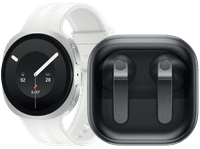 Samsung Galaxy Watch 9 5G Wit 40mm + Samsung Galaxy Buds4 Zwart