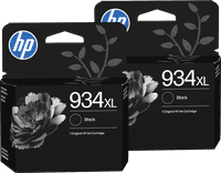 HP 934XL Cartridges Black Duo Pack