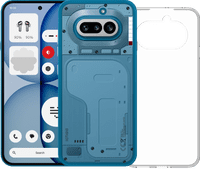Nothing Phone (4a) 256GB Blauw 5G + BlueBuilt Back Cover Transparant