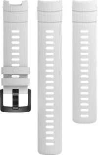 Polar Siliconen Bandje Wit 22mm S/L