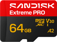 SANDISK Extreme PRO microSDXC 64GB 90MB/s