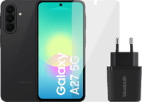 Samsung Galaxy A27 256GB Zwart 5G + Basis Accessoirepakket