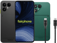 Fairphone 6+ 256GB Zwart 5G + Basis Accessoirepakket