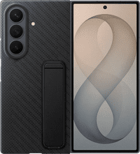 Samsung Galaxy Z Fold 8 Ultra Standing Grip Back Cover met Magneet Zwart
