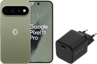 Google Pixel 11 Pro 256GB Groen 5G + BlueBuilt Oplader met Usb C Poort 30W Zwart