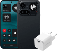 Nothing Phone (4a) Pro 256GB Black 5G + BlueBuilt Charger with USB-C Port 45W White