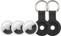 Apple AirTag 2 (3-Pack) + 2 x Bluebuilt Apple AirTag Sleutelhanger