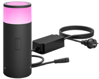 Philips Hue Calla sokkellamp White and Color Zwart laag Startpakket
