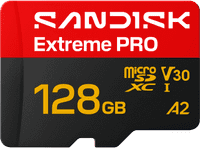 SANDISK Extreme PRO microSDXC 128GB 120MB/s