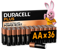 Duracell Plus AA batterijen 36 stuks