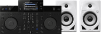Alpha Theta XDJ-AN + Pioneer DJ DM-50D-BT Wit