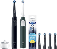 Oral-B iO 2 Duo Pack Black and Green Value Pack