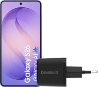 Samsung Galaxy S26 512GB Dark Blue 5G + BlueBuilt Charger 45W Black