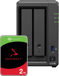 Synology DS725+ + Seagate Ironwolf 2TB