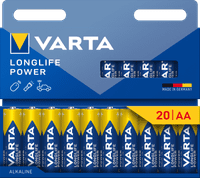 Varta Longlife Power AA Pack 20 stuks