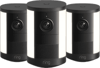 Ring Spotlight Camera 2e Generatie Batterij Zwart 3-Pack