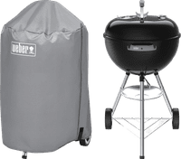 Weber Original Kettle 47 cm Zwart + Weber Hoes 47 cm