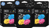 HP 303 4-Kleuren Pack (3 stuks)