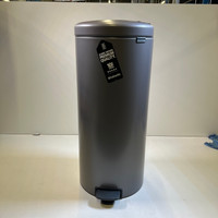 Brabantia NewIcon Pedal Trash Can 30L Platinum