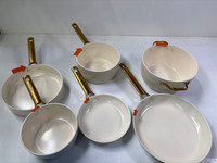 GreenPan Padova Reserve Pannenset 10-delig Cream White