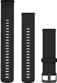 Garmin Siliconen Bandje Zwart 22mm Horlogebandje voor Garmin