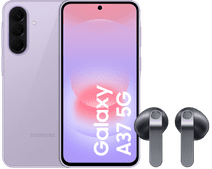 Samsung Galaxy A37 128GB Roze 5G + Samsung Galaxy Buds4 Zwart Samsung Galaxy A37