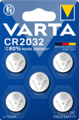 Varta Lithium Coin CR2032 BLI 5 stuks Miniset accessoires