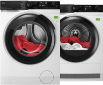 AEG LR86CBC86 PowerCare UniversalDose + AEG TR86CBC87 AbsoluteCare AEG wasmachine en droger set