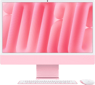 Apple iMac 24 inch M4 (10 core CPU/10 core GPU) 16GB/512GB Roze QWERTY Apple Mac zakelijk